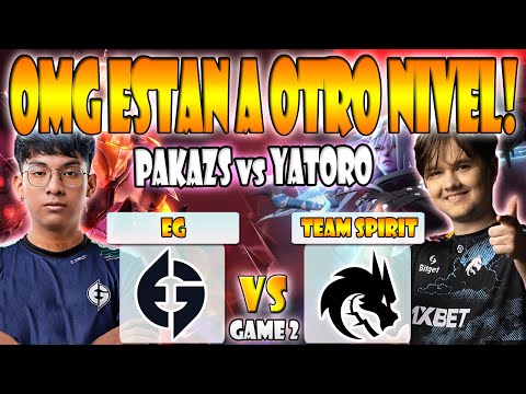 EG VS TEAM SPIRIT BO2[GAME 2]PAKAZS, WISPER, MATTHEW VS YATORO - THE LIMA MAJOR 2023 - DOTA 2
