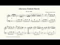 Mozart, Turkish March, (Rondo Alla Turca)