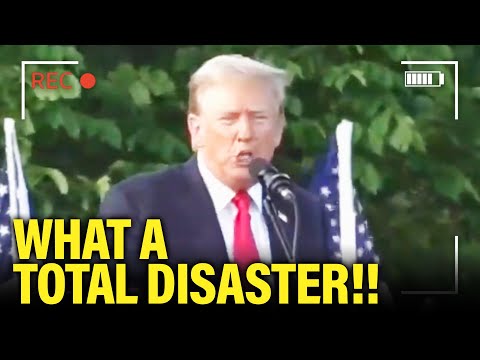 SLURRING Trump Gives WORST SPEECH OF HIS LIFE in NY