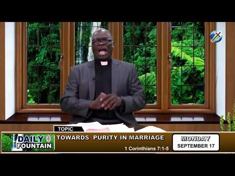 DAILY FOUNTAIN OF SEPTEMBER 17, 2018 - VEN. PROF. OLUMUYIWA AKINBAMIJO