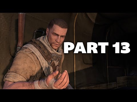 Sniper Elite 3 Gameplay Walkthrough Part 13 - Pont Du Fahs Airfield Part 2 (PC Ultra 1080p)