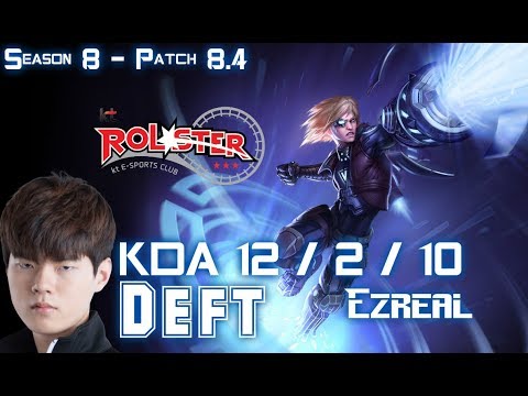 KT Deft EZREAL vs VARUS ADC - Patch 8.4 KR Ranked
