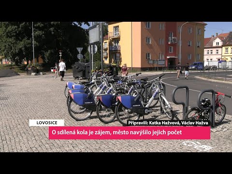 LOVOSICE:  O sdílená kola je zájem, město navýšilo jejich počet