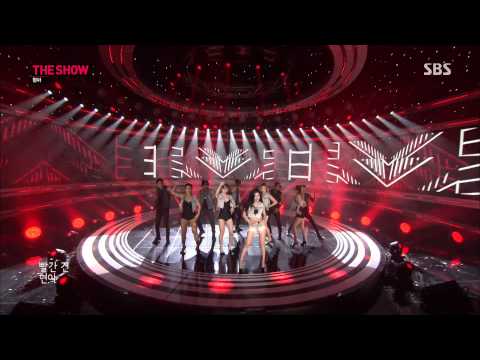 140812 HyunA - RED @SBS MTV The Show All About K-POP