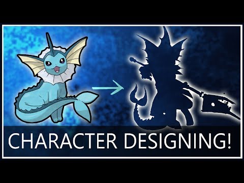 Drawing Eeveelutions as Warriors! (Character Design...