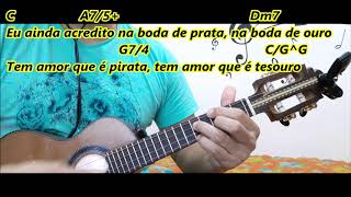 Sinto sua falta/ É natural/ Pra você acreditar/ Pirata e tesouro Ferrugem CIFRA ORIGINAL E SIMP.