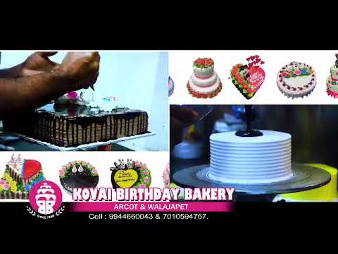 KOVAI BIRTHDAY BAKERY, AROCT & WALAJA