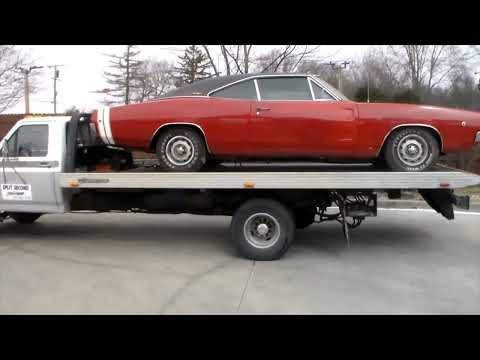 68 Dodge Charger in garage since the 80's