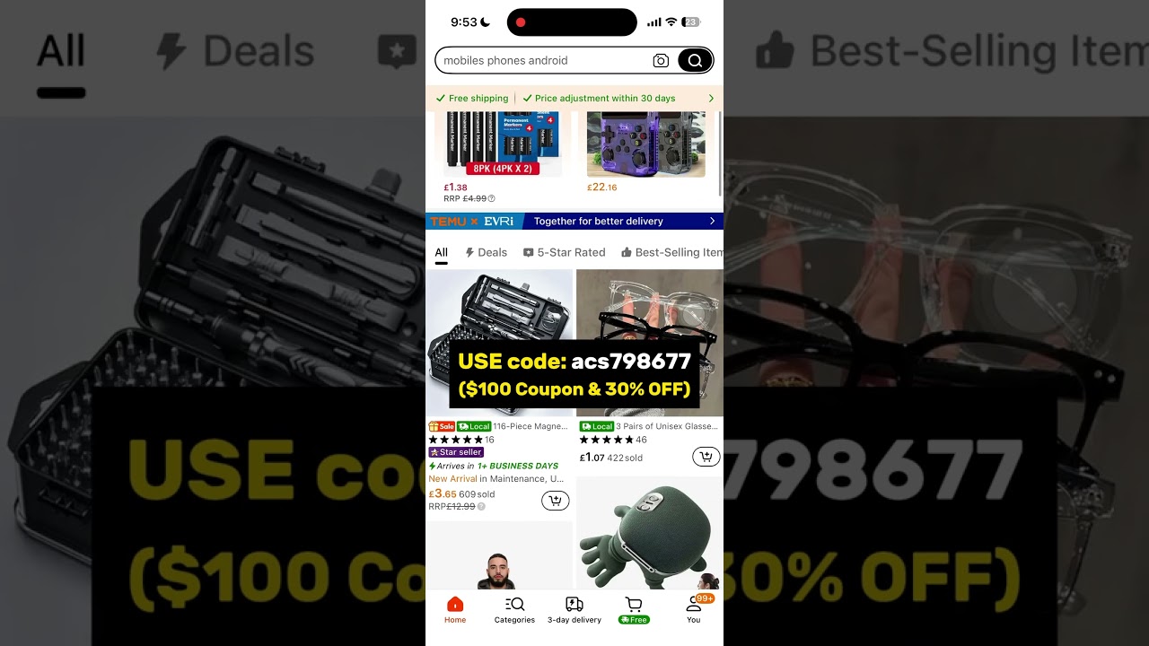 Temu Code Gift to Use Now (DISCOUNT CODE)