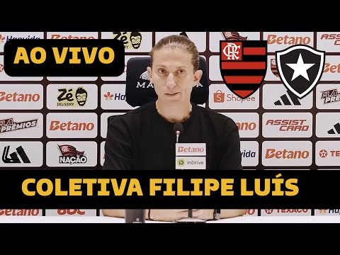 COLETIVA FILIPE LUÍS AO VIVO - FLAMENGO X BOTAFOGO - CAMPEONATO CARIOCA 2026