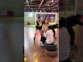 the most popular roller skating on douyin. live shooting. please do not imitate dangerous action