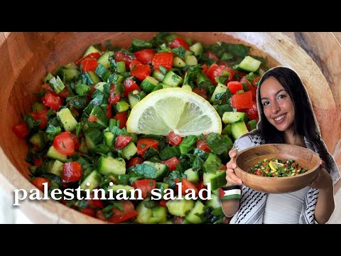 This Middle Eastern salad is NOT what you think (Palestinian Salad Recipe) 🇵🇸