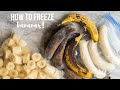 Best Way To Freeze Bananas For Banana Bread