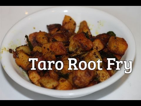 Taro Root Fry Kesuvina gedde palya