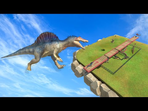Jump Over Spikes Challenge - Animal Revolt Battle Simulator