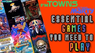 Top 20 FM Towns/Marty Games of All Time (Time Stamps) #fmtowns #fmtownsmarty #retrogames