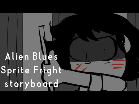 Alien Blues | Sprite Fright storyboard