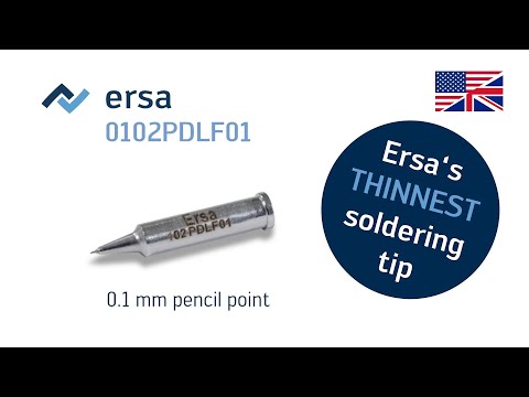 Ersa soldering tips – ultrathin 0102PDLF01 – product video