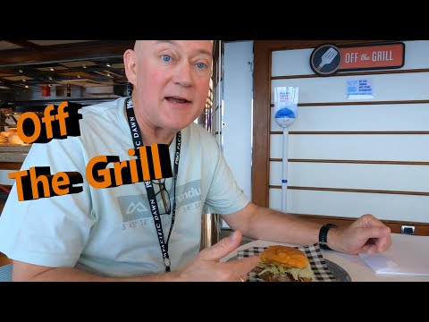 Off The Grill - The Carnival Luminosa's burger joint alternative to Guy's Burgers