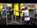 225 lb OHP | PR | MAKING ALL KINDS OF GAINZ! | Bodybuilding Motivation