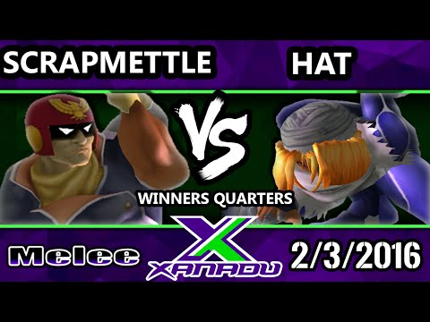S@X 135 - Hat (Sheik) Vs. ScrapMettle (Captain Falcon) SSBM Winners Quarters - Smash Bros Melee