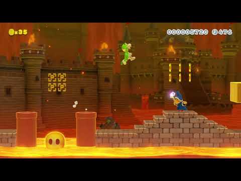 W8-Final Meowser Showdown Boss! by Jσşнυα 🍄 Super Mario Maker 2 ✹Switch✹ #azb