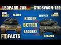 The Differences Between the STRIDSVAGN 122 and the LEOPARD 2A5 Battle Tanks