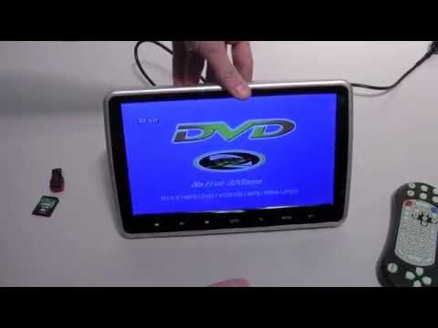 Обзор навесного монитора на подголовник AVS1033T