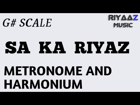 g# scale sa ka riyaz on harmonium riyaaz music