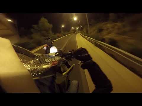 KRT - Athens by night on supermotos