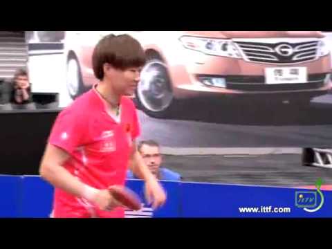 Ding Ning magic amazing trick shot