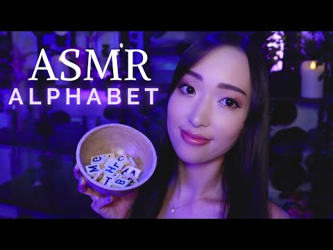 ASMR Alphabet 🌙 1 lettre 1 trigger