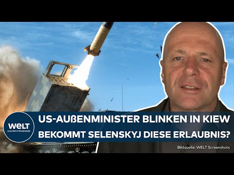 PUTINS KRIEG: ATACMS! US-Außenminister Blinken in Kiew! Erlaubnis zu Raketenschlägen gegen Russland?