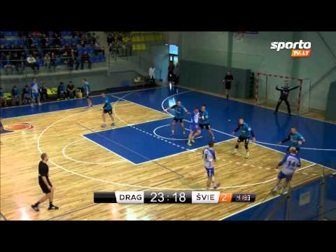 SportoTV.lt: LRT vyrų rankinio taurė. Dragūnas - Šviesa 2014-02-22
