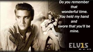 Elvis Presley- Paralyzed (lyrics)