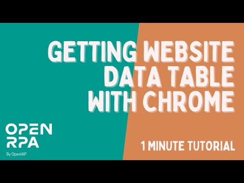 Getting table data in chrome