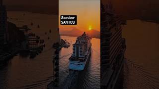 MSC SEAVIEW ship navio cruzeiro 21/03/26  Santos Buzios Salvador @cruzeiros2025  #google  #shorts