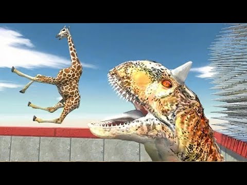 Ballista Throw Animals into Deadly Pit - Animal Revolt Battle Simulator