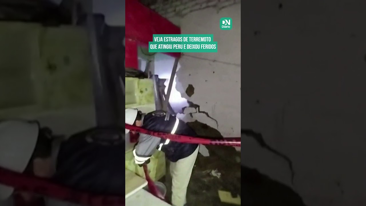 Imagem da notícia Terremoto de magnitude 6 atinge Peru e deixa feridos; veja vídeo