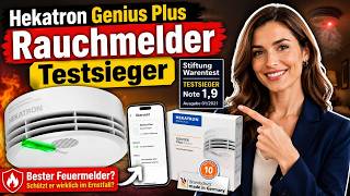 Hekatron Genius Plus: Rauchmelder Testsieger Stiftung Warentest - Bester Feuermelder?