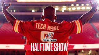 Tech N9ne Performs the Wild Card Halftime Show