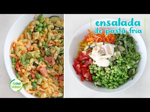 ☀️ ENSALADA DE PASTA FRÍA PARA EL VERANO | Alta en proteína, vitaminas y minerales...
