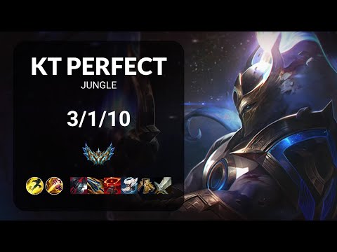 KT PerfecT Xin Zhao vs Lillia JUNGLE - KR CHALLENGER Patch 14.17