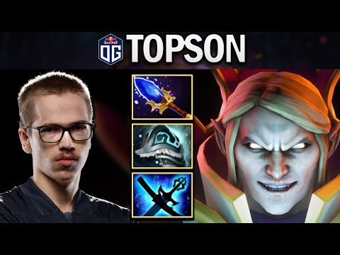 OG.TOPSON INVOKER WITH SHIVAS - SANGE & KAYA - DOTA 2 7.27 GAMEPLAY
