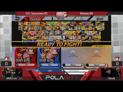 CFL Smackdown 115 WiiU - MVG Dyr (Diddy Kong) vs DiddyO (Charizard) - Winners R2