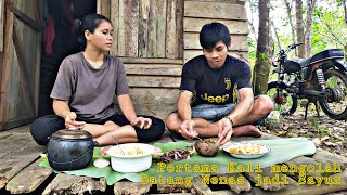 Download lagu Luar Biasa!! Pasangan Suku Dayak ini mengolah Batang Nanas jadi Sayur yang Enak mp3