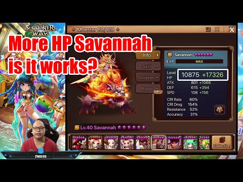 [EN][Monster Review ep#186] Savannah (Wind Beast Rider) Tanky one worth?