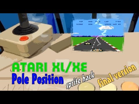 Atari XL/XE -=Pole Position=- sprite hack - final version
