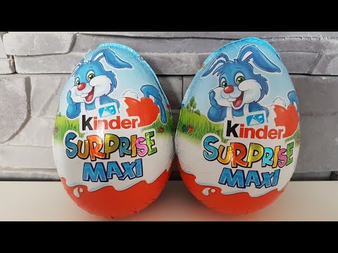 Kinder Surprise MAXI Ostern 2019 | 2 Ü-Eier Unboxing | Oster-Edition 2019