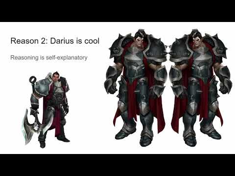 A presentation on why Darius needs buffs